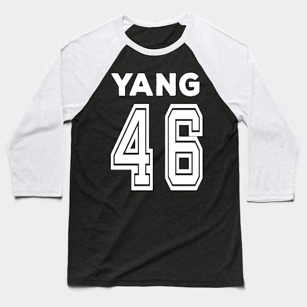 Yang 2020 US Presidential Candidate Election Jersey 46 Baseball T-Shirt by familycuteycom